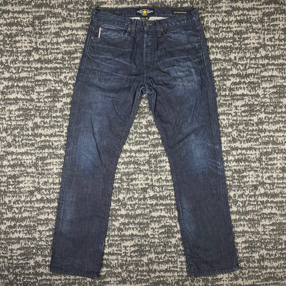Lucky Brand Other - Lucky Brand 121 Heritage Slim Jeans Mens 32x32 Dark Indigo Denim Button Fly